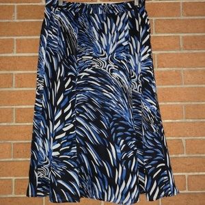💙LE SUIT💙SUNBURST PRINTED A-LINE SKIRT💙
